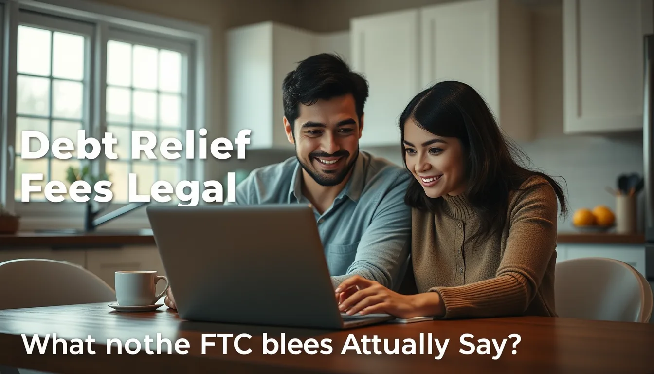 Key information: Are upfront debt relief fees legal? what the ftc rules actually say