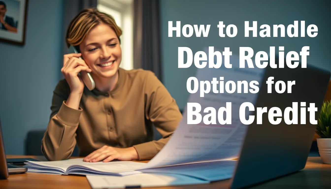 How to handle debt relief options for bad credit