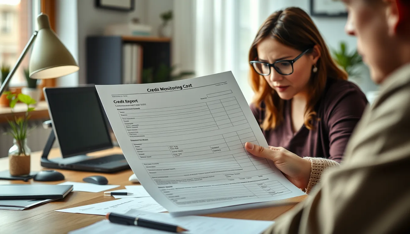 How much does credit monitoring cost per month?
