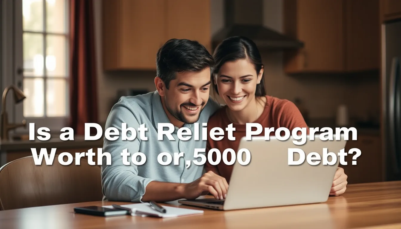 Key information: Is a debt relief program worth it for ,000 in debt?