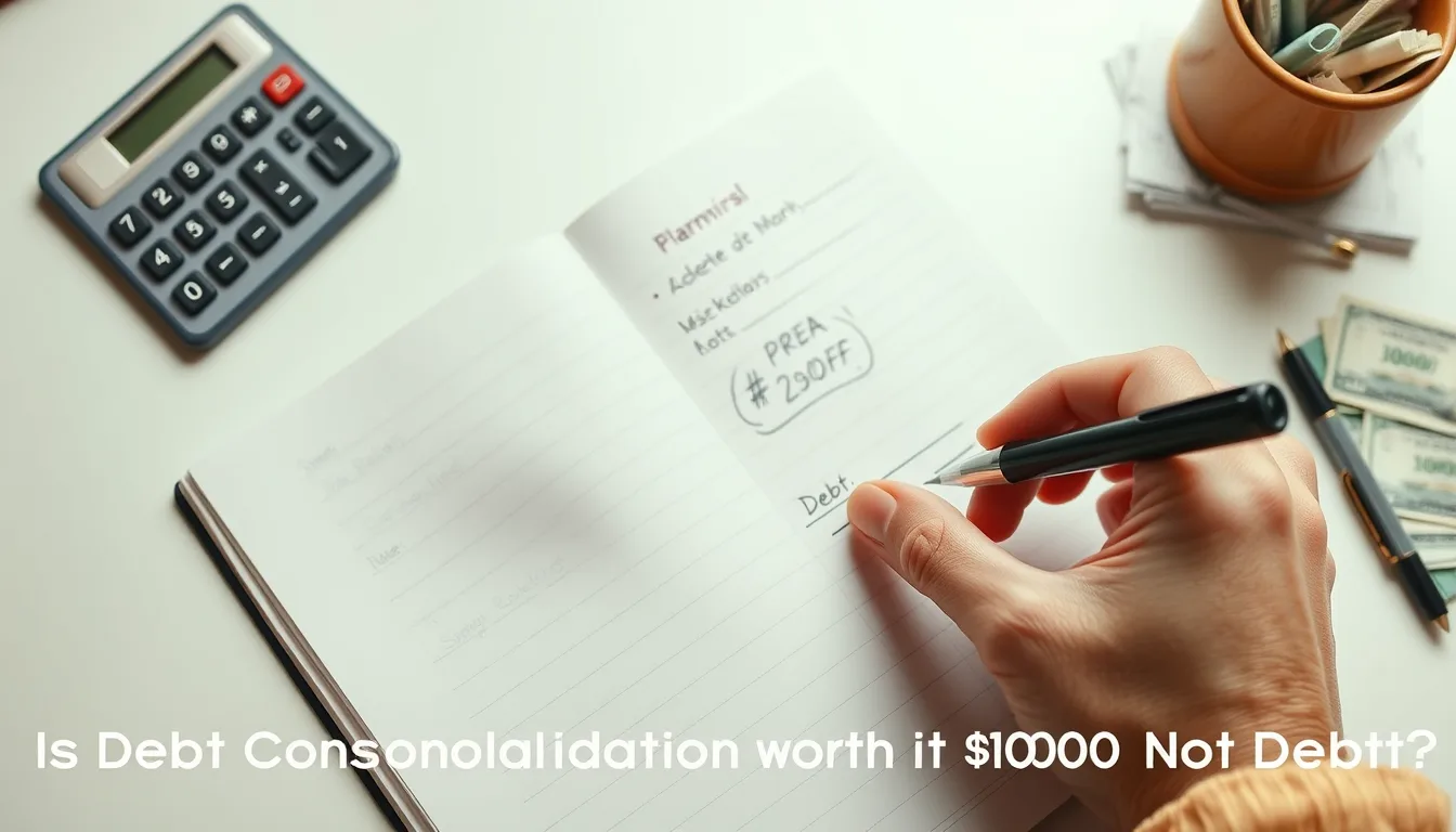 Is debt consolidation worth it for ,000 in debt?