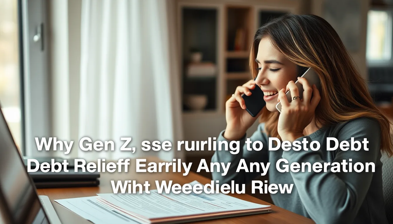 Why gen z is turning to debt relief earlier than any generation: what you need to know